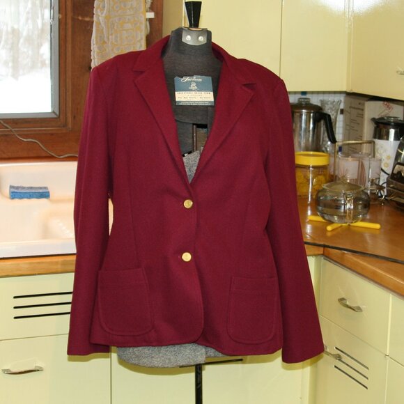 Vintage Nan Dorsey Polyester Women's Blazer - Picture 1 of 5